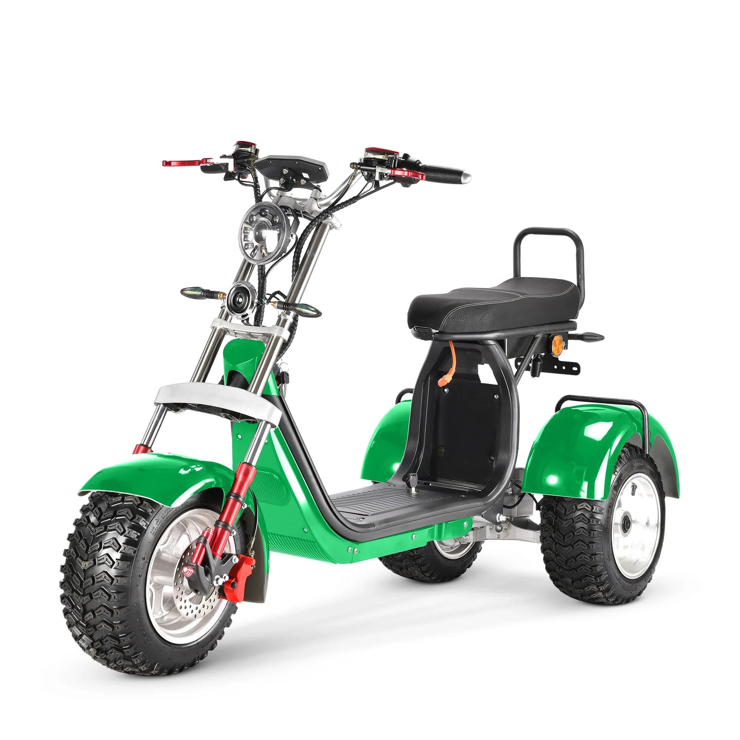 New 3000W60V30AH Mileage 55KM Electric Tricycle Three-person seat Disabled Commuting Elderly Household Adult Electric Scooter
