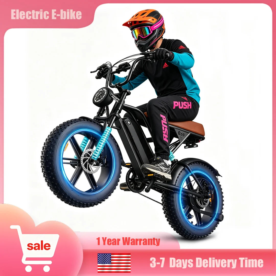 20"x4.0 Fat Tire Electric Bike UL2849 Certified 1500W Peak Motor 65Mile Range Removable Battery Off Road Adult E-Bicycle Dual Disc Brake Ebike