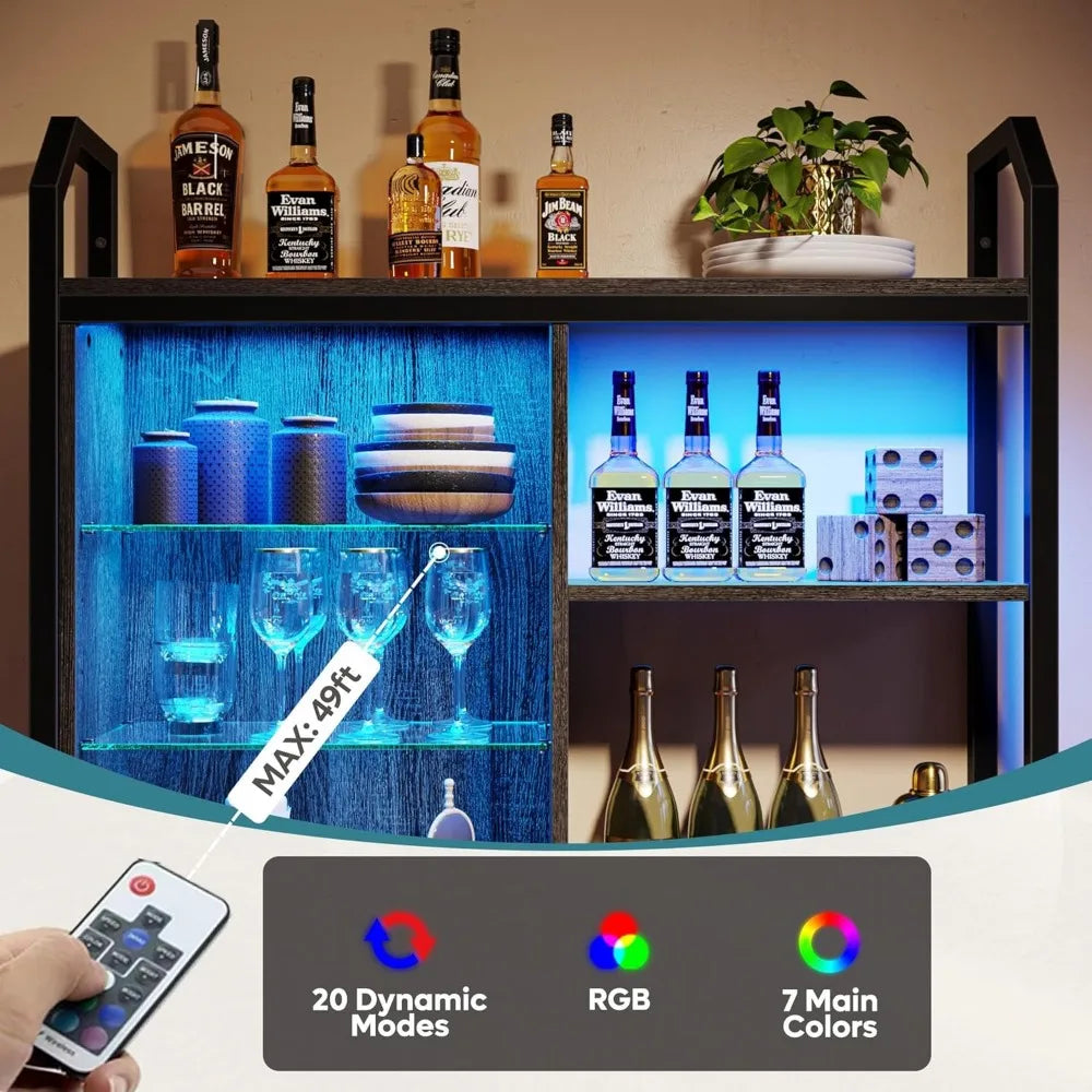 34" LED Wall Mounted Floating Shelf