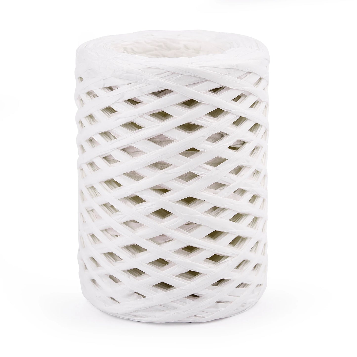 100M Natural Raffia Straw Yarn Hand-Knitted Crocheting Grass Paper Rope For DIY Sunhat Beach Bag Cord Baking Gift Packaging Rope
