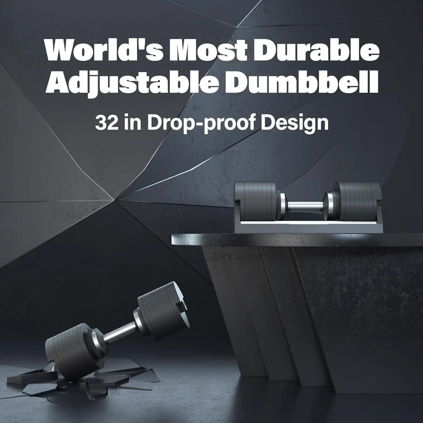 AD80 Drop Proof 80 lbs Adjustable Dumbbell Set -Adjustable Weights with Cast Iron Plates and Cradle,Factory Direct Sales