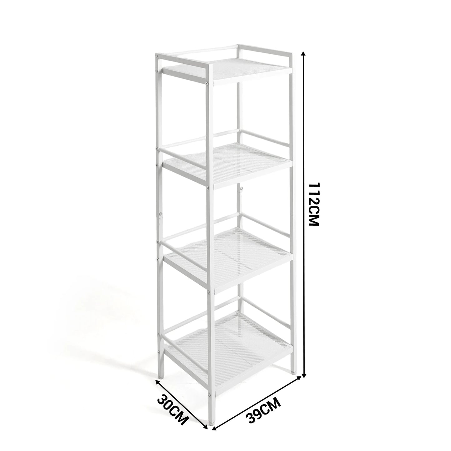 Bathroom Storage Shelving Unit Carbon Steel Display Plant Stand, Corner Rack Shelving for Laundry Bathroom Kitchen Organization