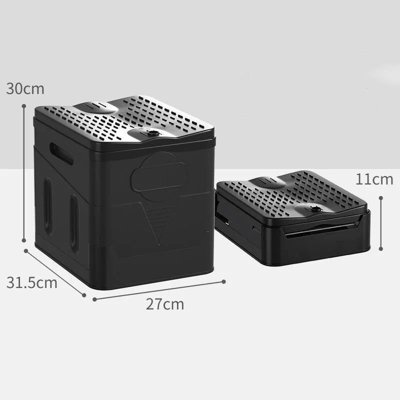Car Toilet Bucket Strong Bearing Capacity Trash Can for Tour Emergency Self-driving Travel Portable Outdoor Camp Folding Toilet