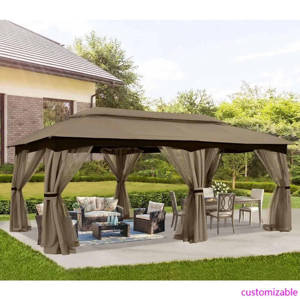 10x20 Outdoor Gazebo with Netting