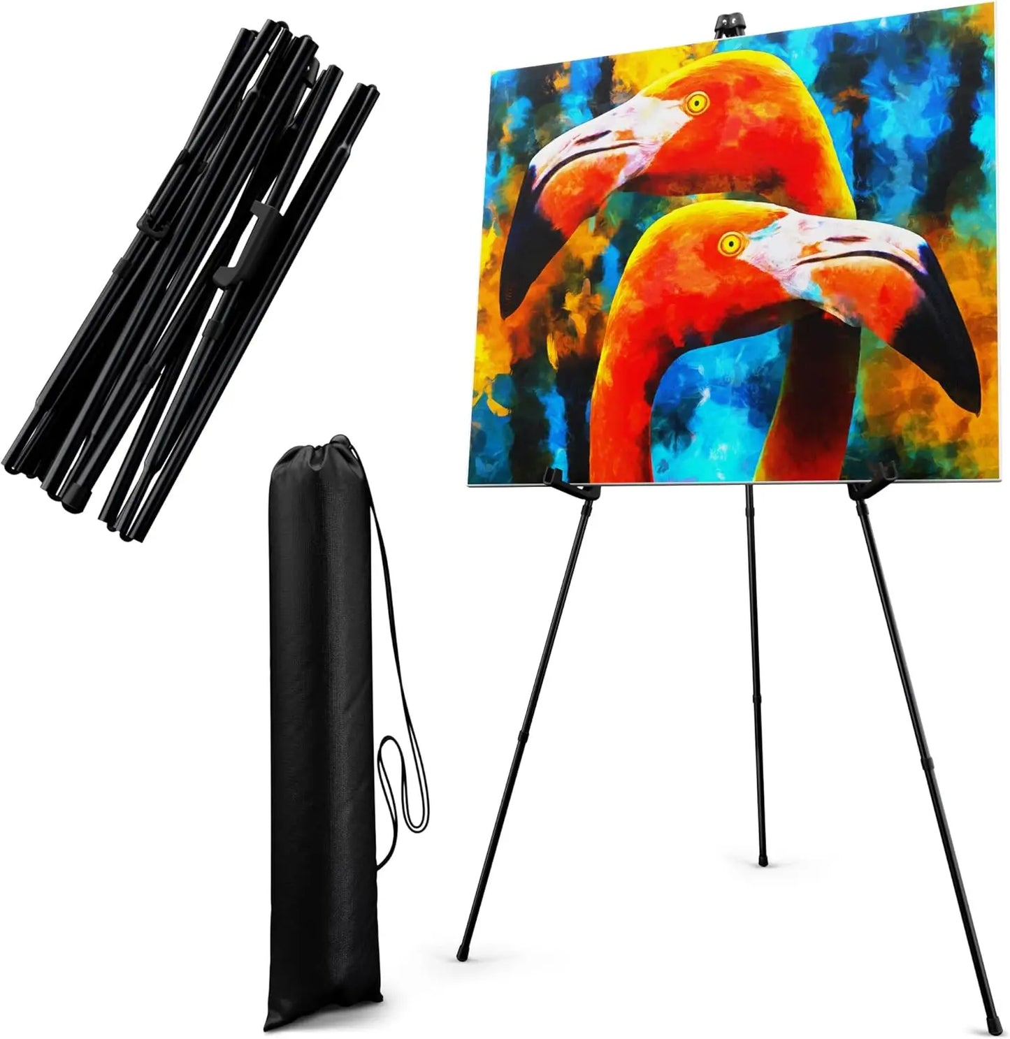 Easel Stand Painting - Adjustable Height Painting Easel with Bag - Tabletop Art Easel Painting Canvas Stand,