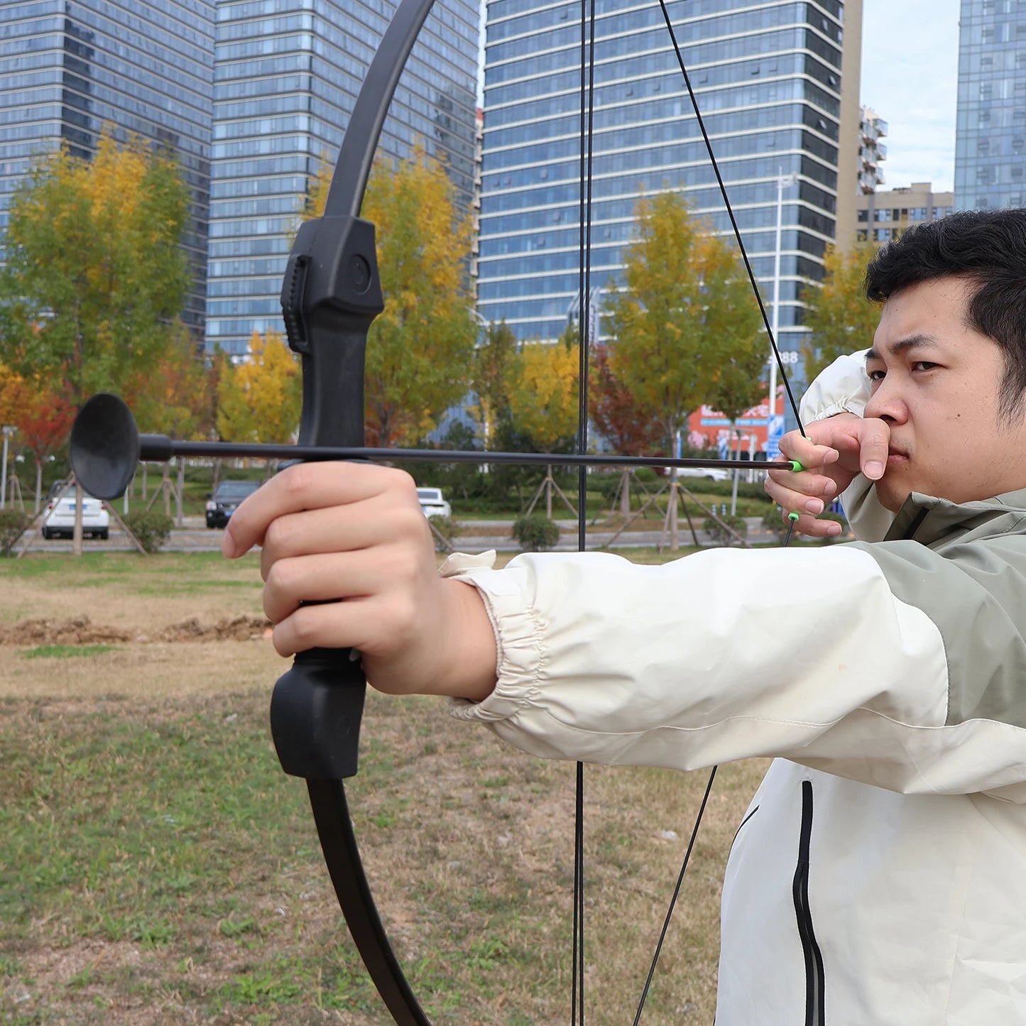Beginner Shooting Training Pulley Bow, Youth Shooting Archery, Outdoor Entertainment Competitive Game, Detachable Pulley Bow.