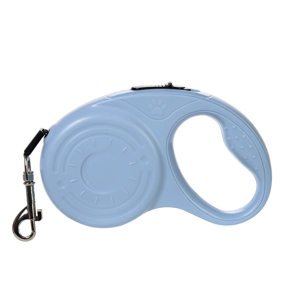 3M/5Metre Dog Leash Walking Automatic Pet Collar ABS Case Nylon Rope Dog Harness Dog footprint Puppy Dog Footprints Keychain