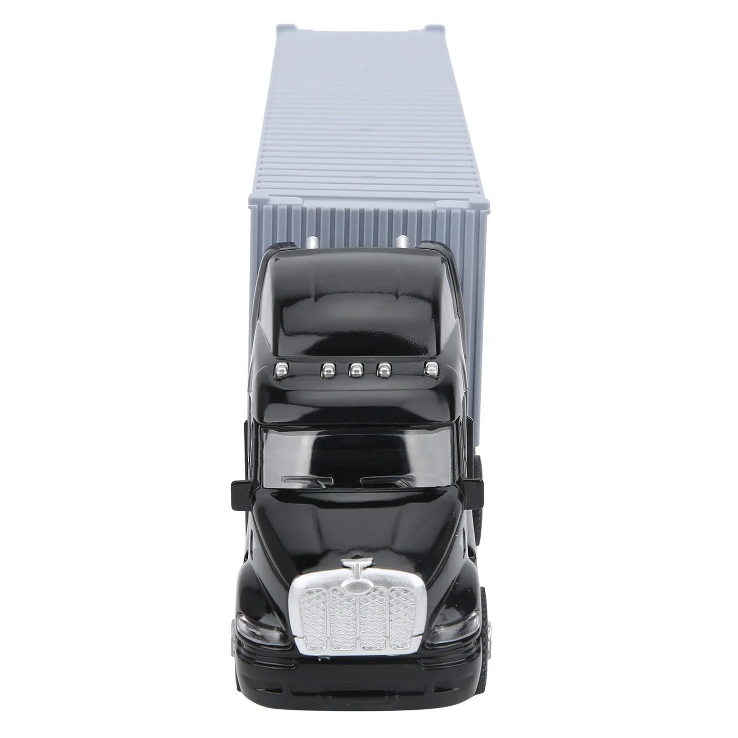 Alloy Simulation Container Car Model Children Kid Pull Back Car Toy with Sound Light