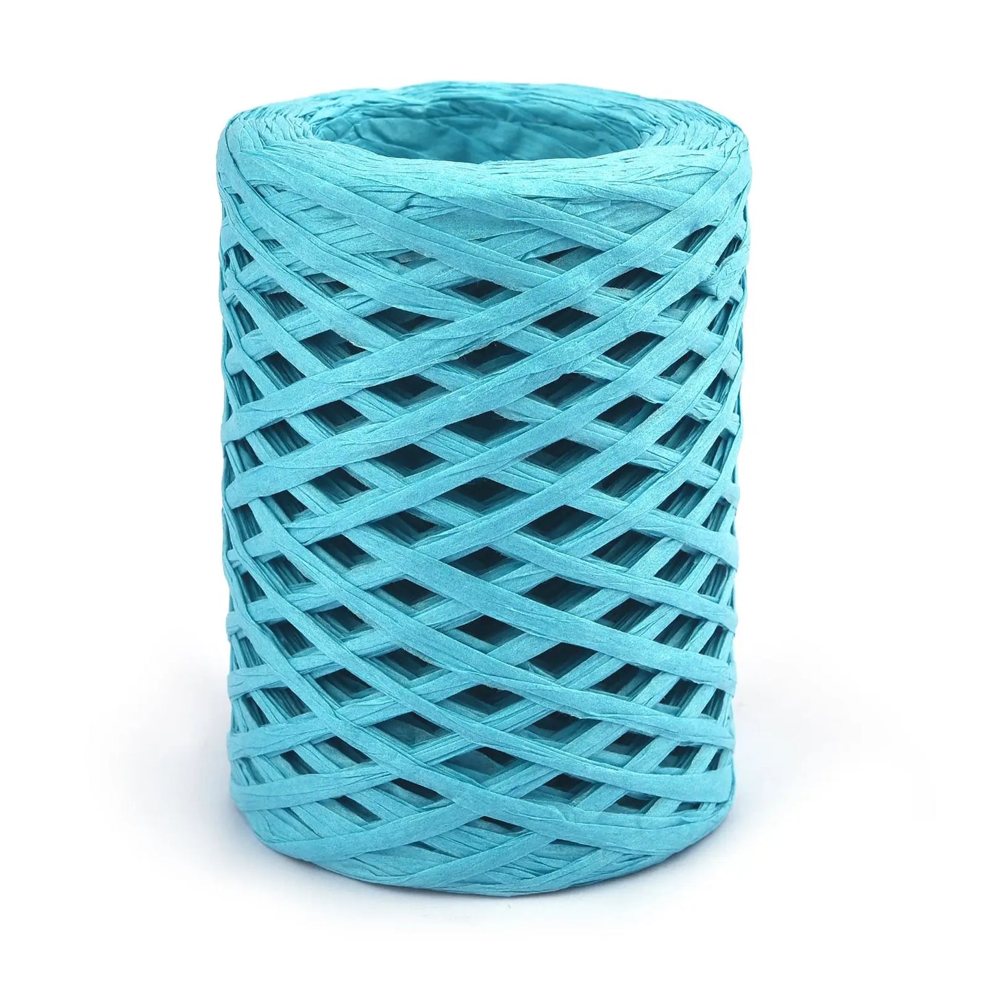 100M Natural Raffia Straw Yarn Hand-Knitted Crocheting Grass Paper Rope For DIY Sunhat Beach Bag Cord Baking Gift Packaging Rope