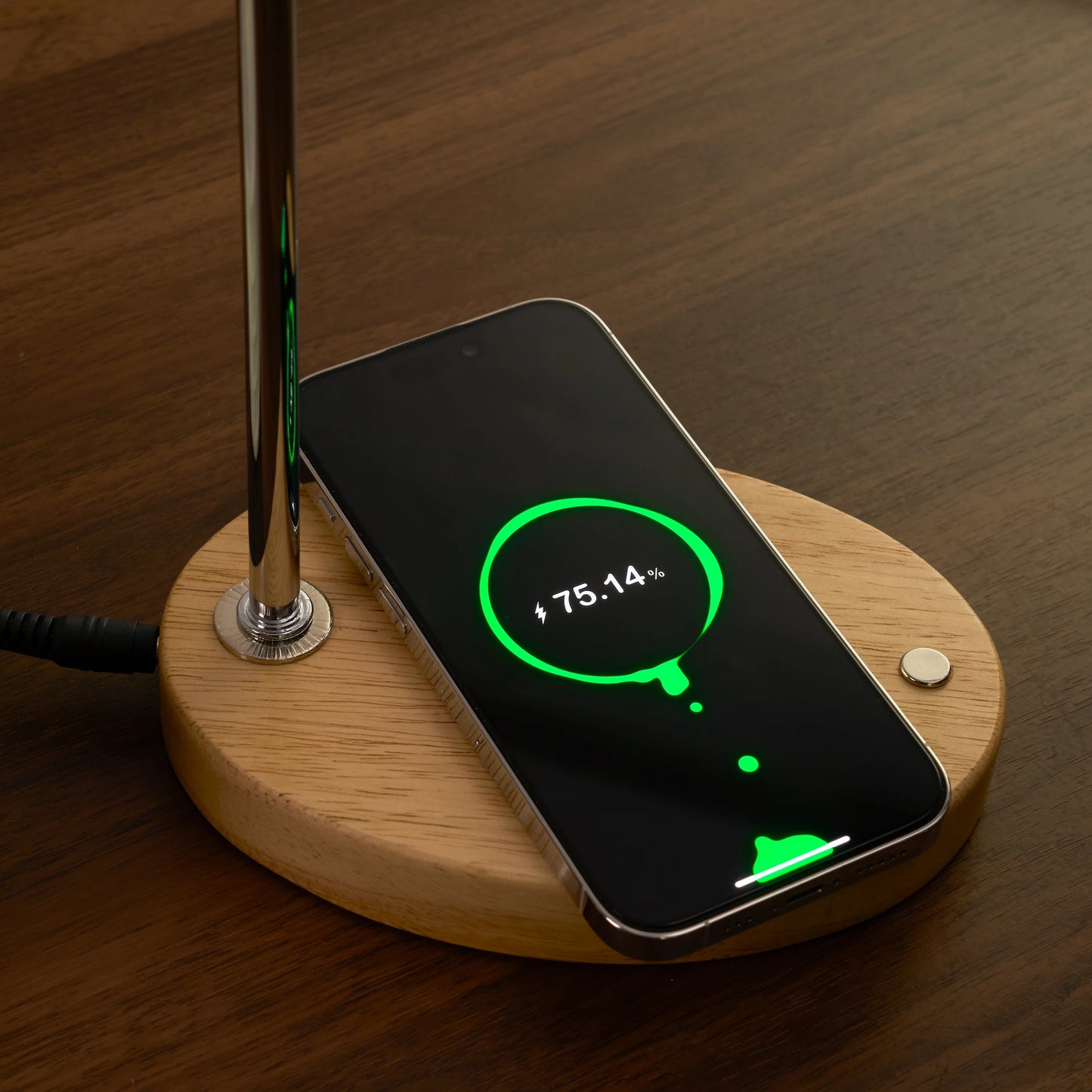Magnetic Levitating Moon Lamp Levitation Plastic Black Table LED Night Light Zero-Gravity Floating Desk Toys for Decoration Gift