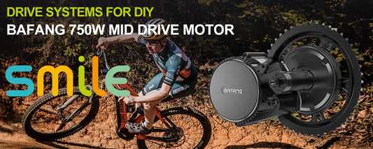 Bafang 750W 48V Motor Kit Complete Set Electric Bike Middle Drive 8fun BBS02 BBS02B eBike Conversion Kit Central Bicycle Engine