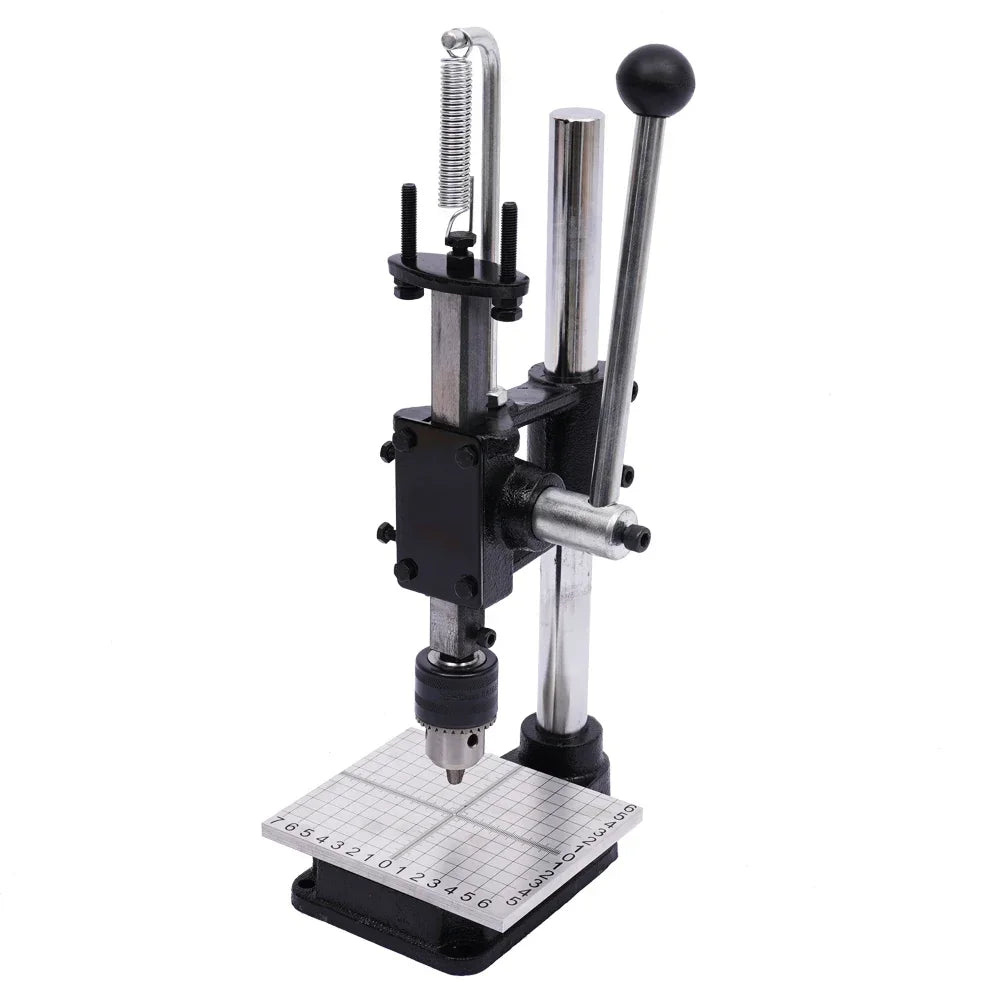 Manual Press Puncher Leather Craft Imprinting Machine Leather Craftsmen Tool for Punching, Pronging, and Stamping Processes