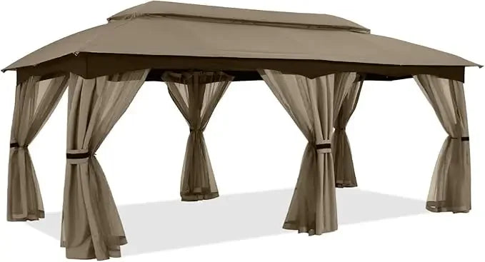 10x20 Outdoor Gazebo with Netting
