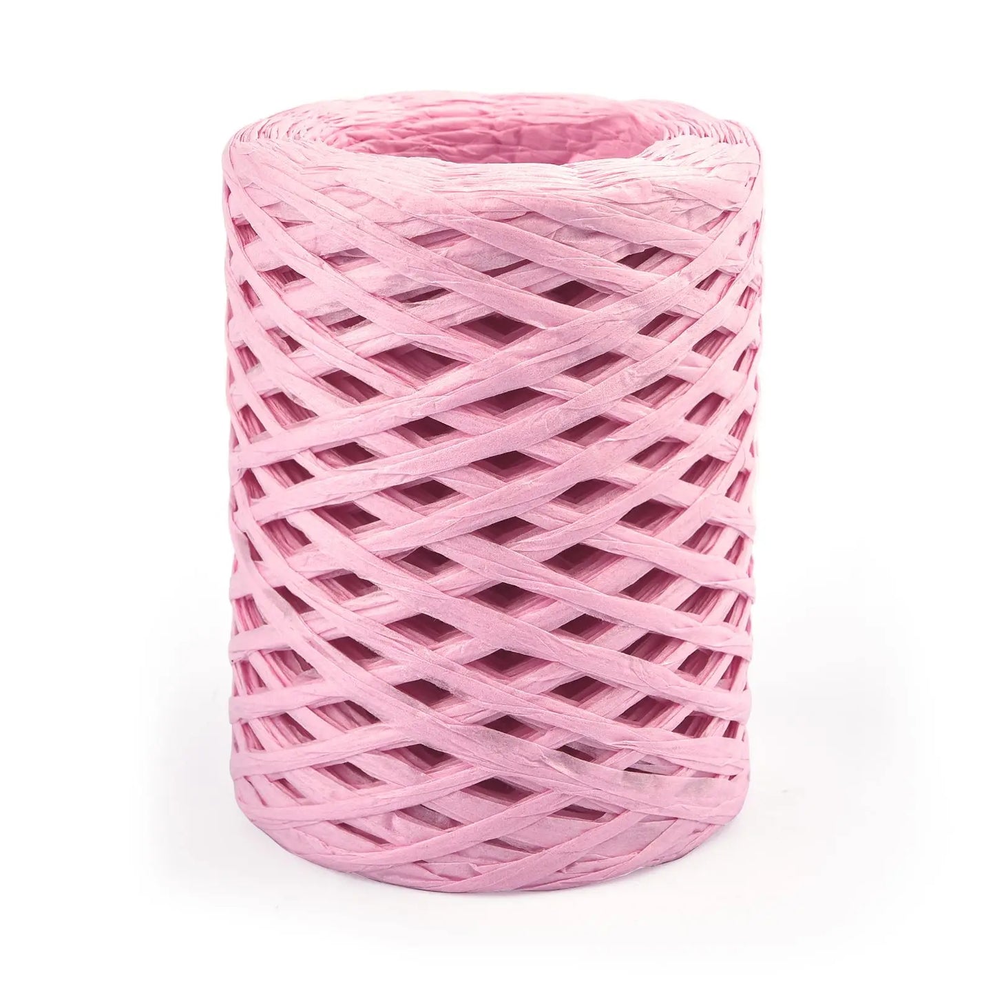 100M Natural Raffia Straw Yarn Hand-Knitted Crocheting Grass Paper Rope For DIY Sunhat Beach Bag Cord Baking Gift Packaging Rope