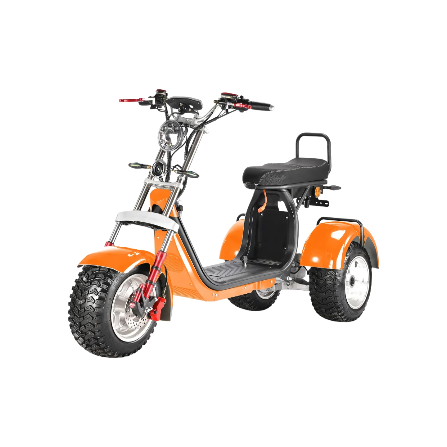 New 3000W60V30AH Mileage 55KM Electric Tricycle Three-person seat Disabled Commuting Elderly Household Adult Electric Scooter