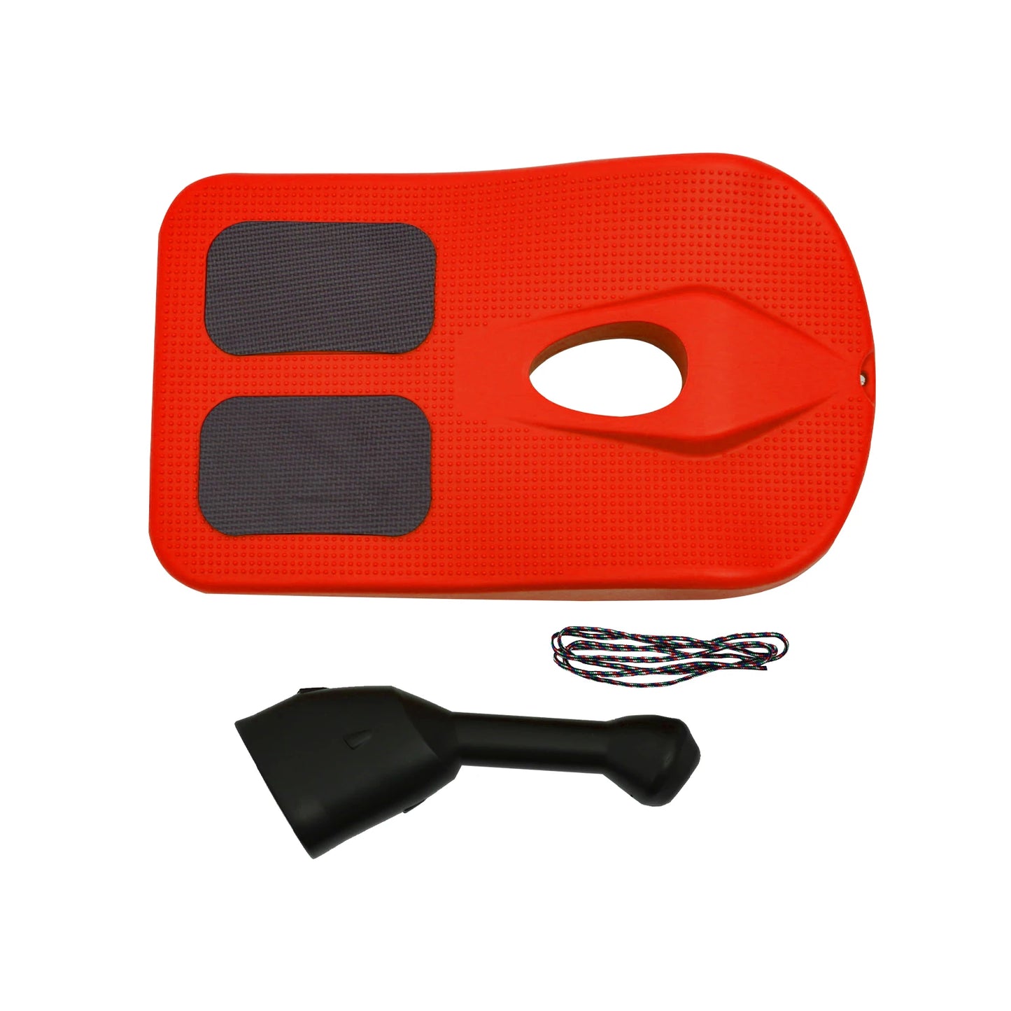 Red Sled Snowboard with Handle for Kids, Snowboard for Skiing, Sandy Terrain, Sledding Snowboard for Winter Fun