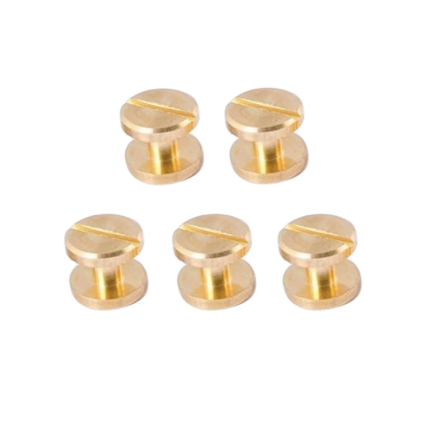 5Pcs/Set 10*8mm Leather Craft Chicago Nail Brass Solid Rivets Stud Head High Quality & Durable