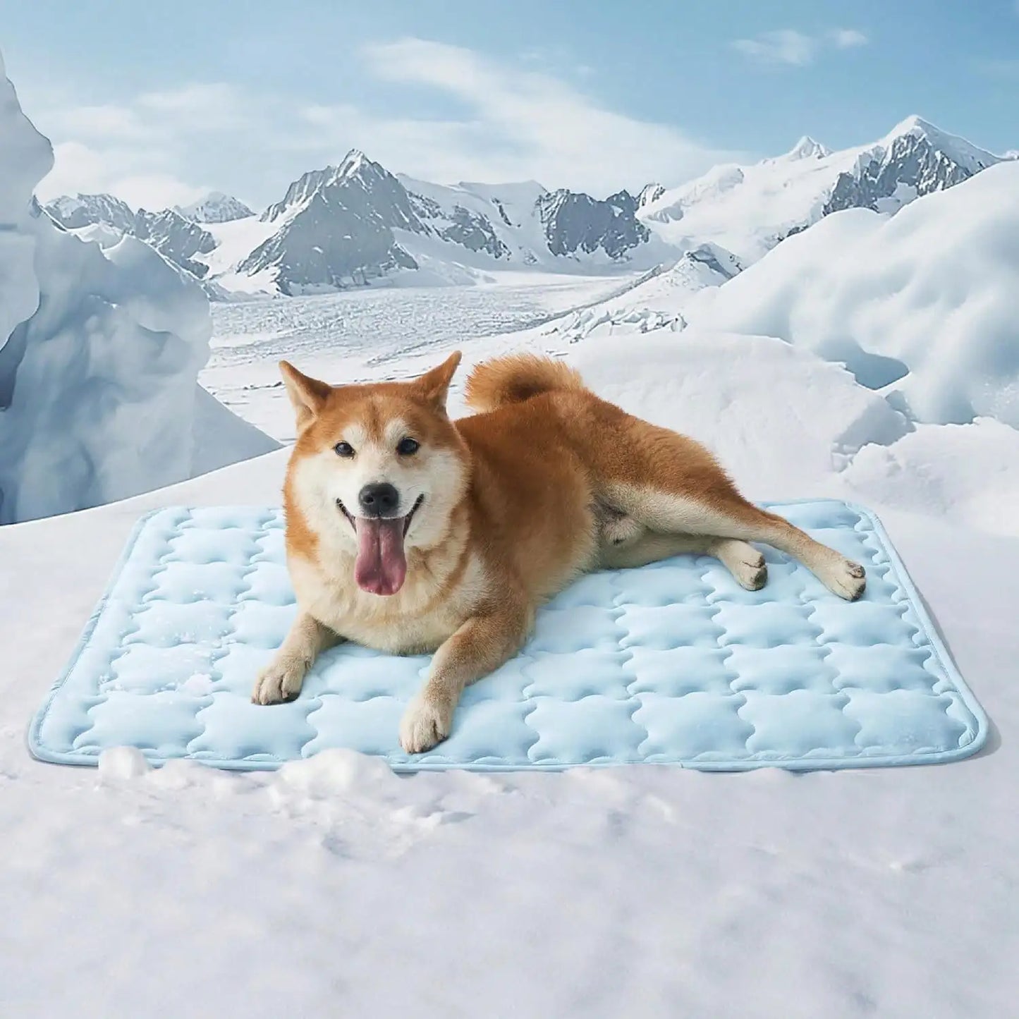 Summer Pet Cooling Mat For Dogs & Cats, Self-Cooling Pad, Breathable Summer Sleep Bed To Prevent Overheating