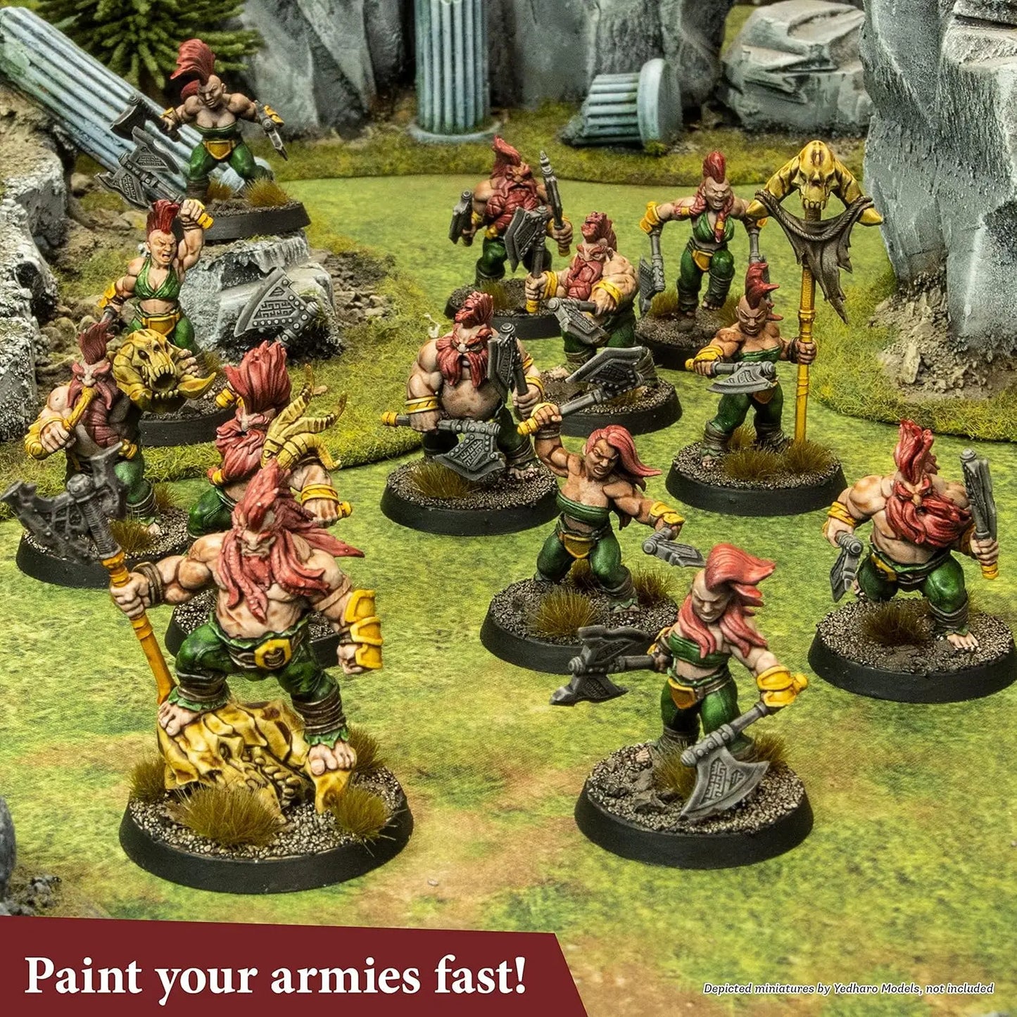 Speedpaint 2.0 Starter Paint Set, 10 x 18 ml Acrylic Contrast Paints with One-Coat Formula for DnD and Warhammer Figures
