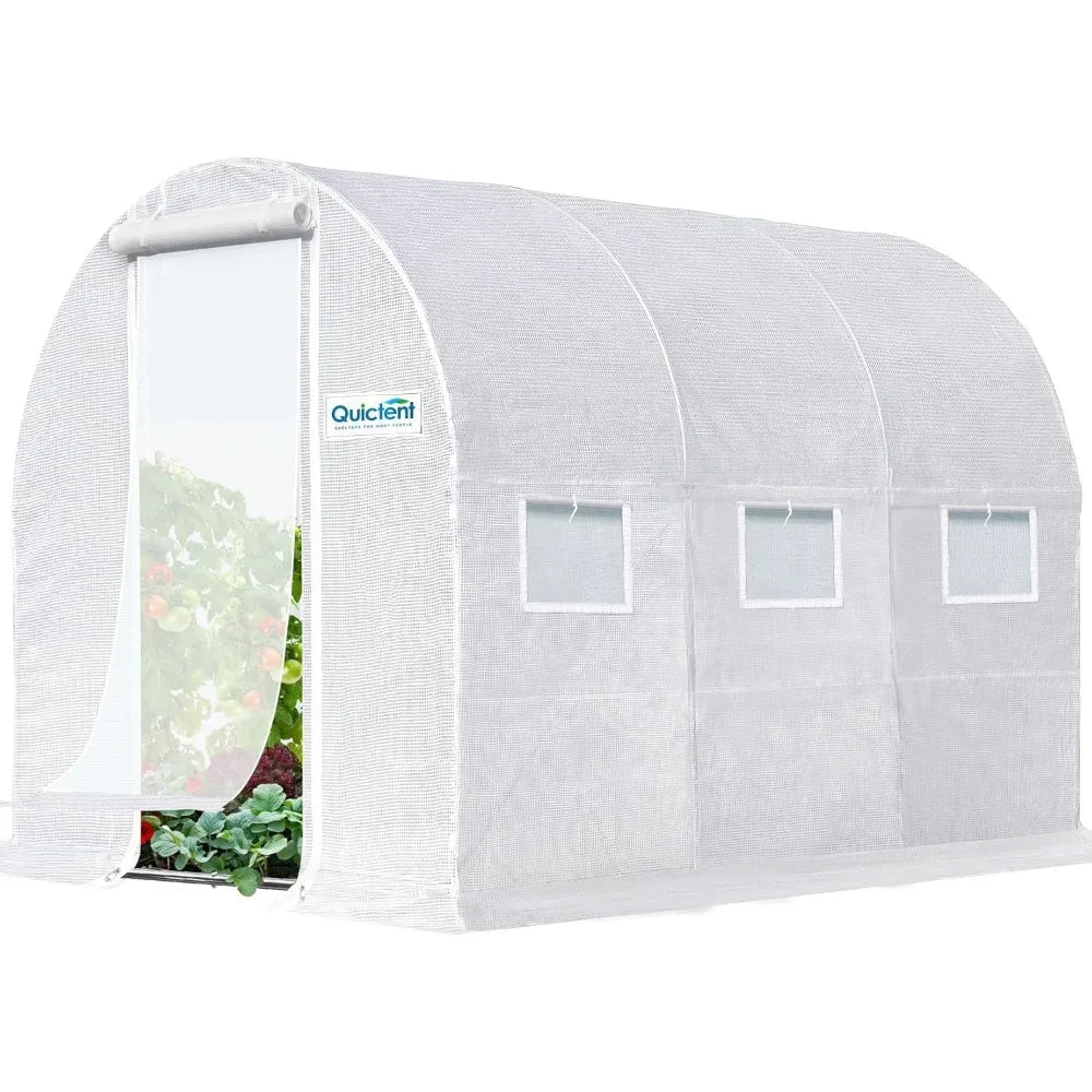 Premium Greenhouse for Outdoors, 10x6.6x6.6FT Upgraded Portable Walk-in Heavy Duty Frame Large Garden Plant Hot Outside Hoop Ho