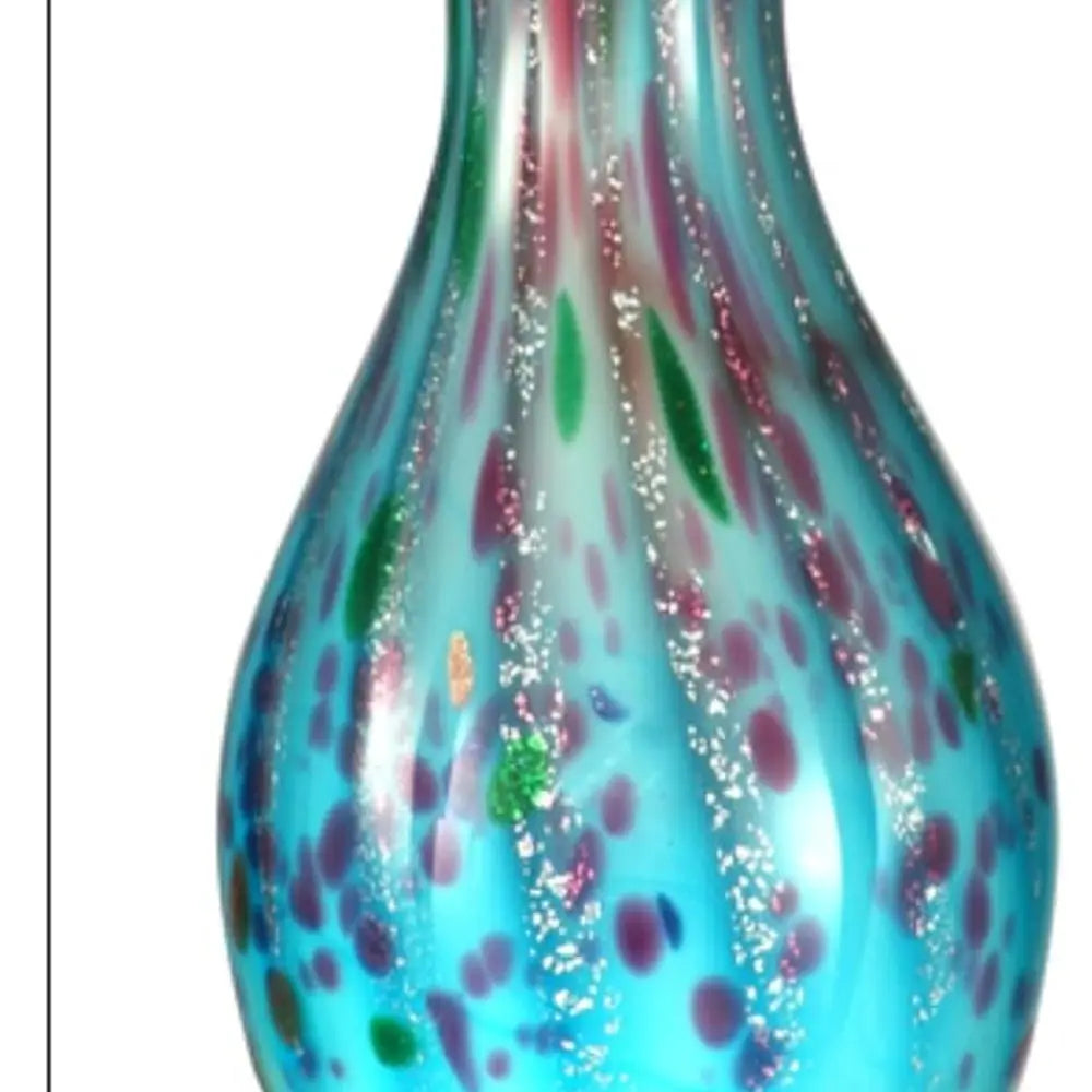 Elegantly Crafted Hand-Blown Artistic Glass Vase