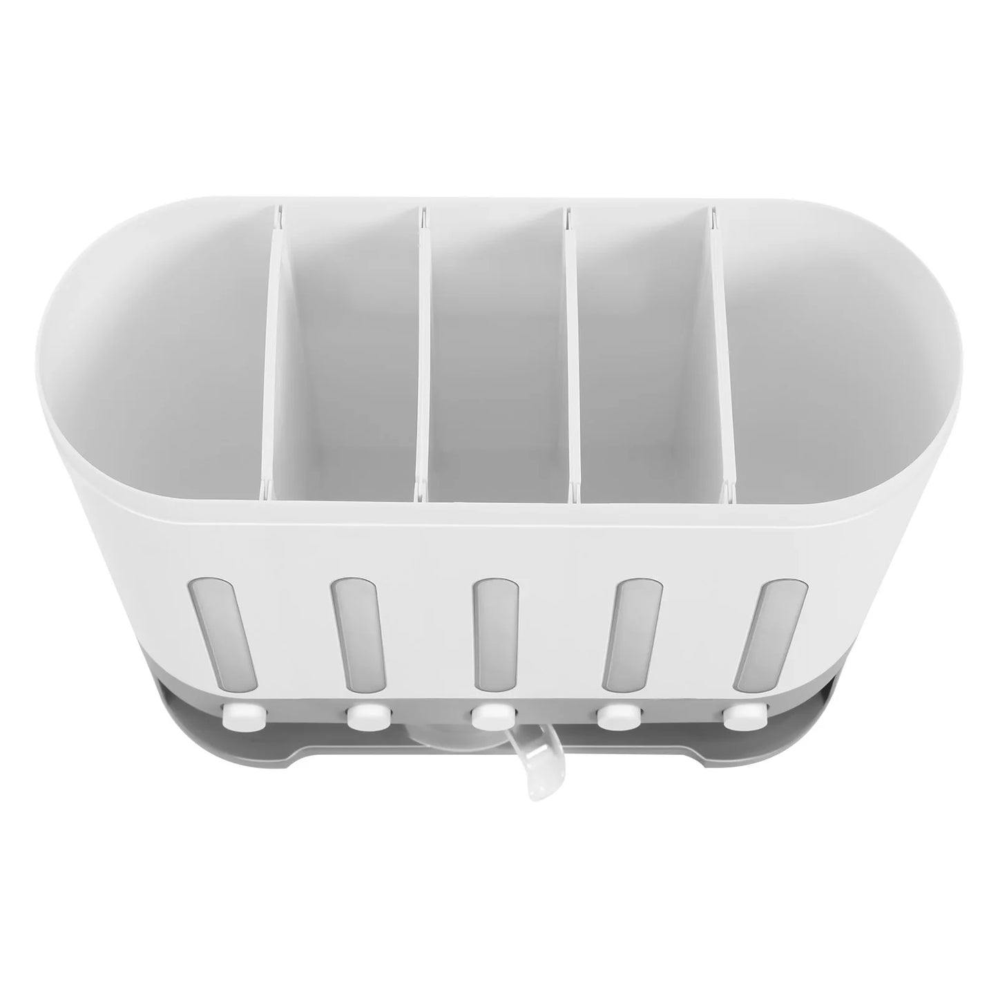 Dry Food Dispenser,Wall mounted 5 Grid Cereal Dispenser,Rice dispenser 20 pounds Kitchen Storage with Measuring Cup