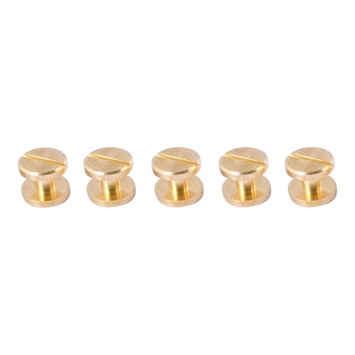 5Pcs/Set 10*8mm Leather Craft Chicago Nail Brass Solid Rivets Stud Head High Quality & Durable