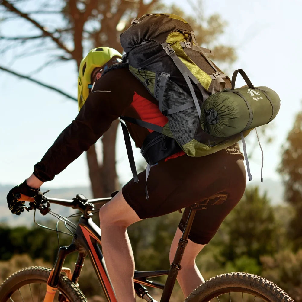 Night Cat Backpacking Tent for Camping: Portable 1-2 Person Hiking Waterproof Tent Quick Setup and Compact for Outdoor Festivals