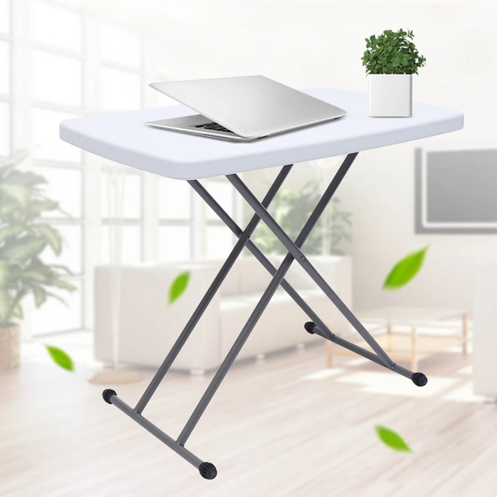 Portable Folding Table，Adjustable Height and Foldable Design Table,HDPE and steel Material,High Stability Table