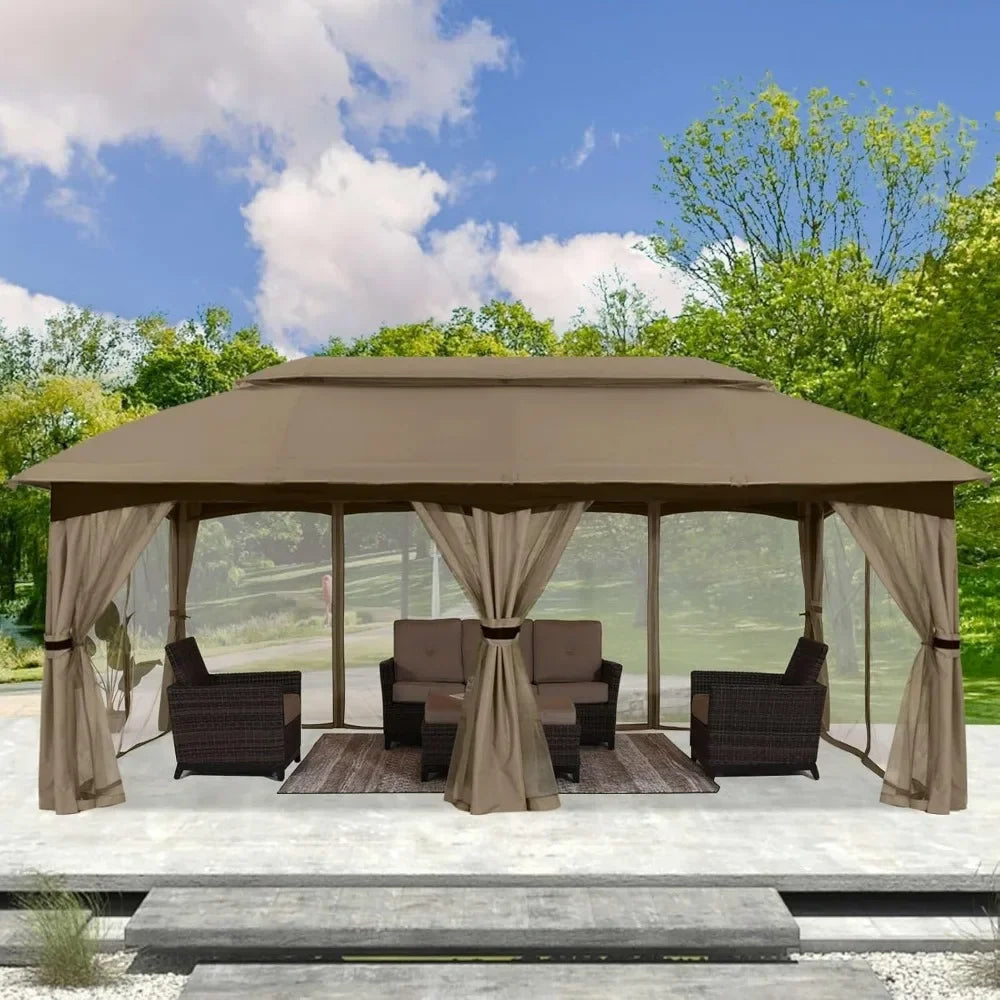 10x20 Outdoor Gazebo with Netting
