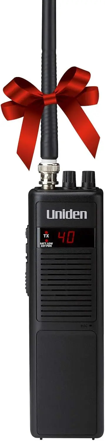 40-Channel Handheld CB Radio with 4W Power, Noise Cancellation, Belt Clip & Strap Included