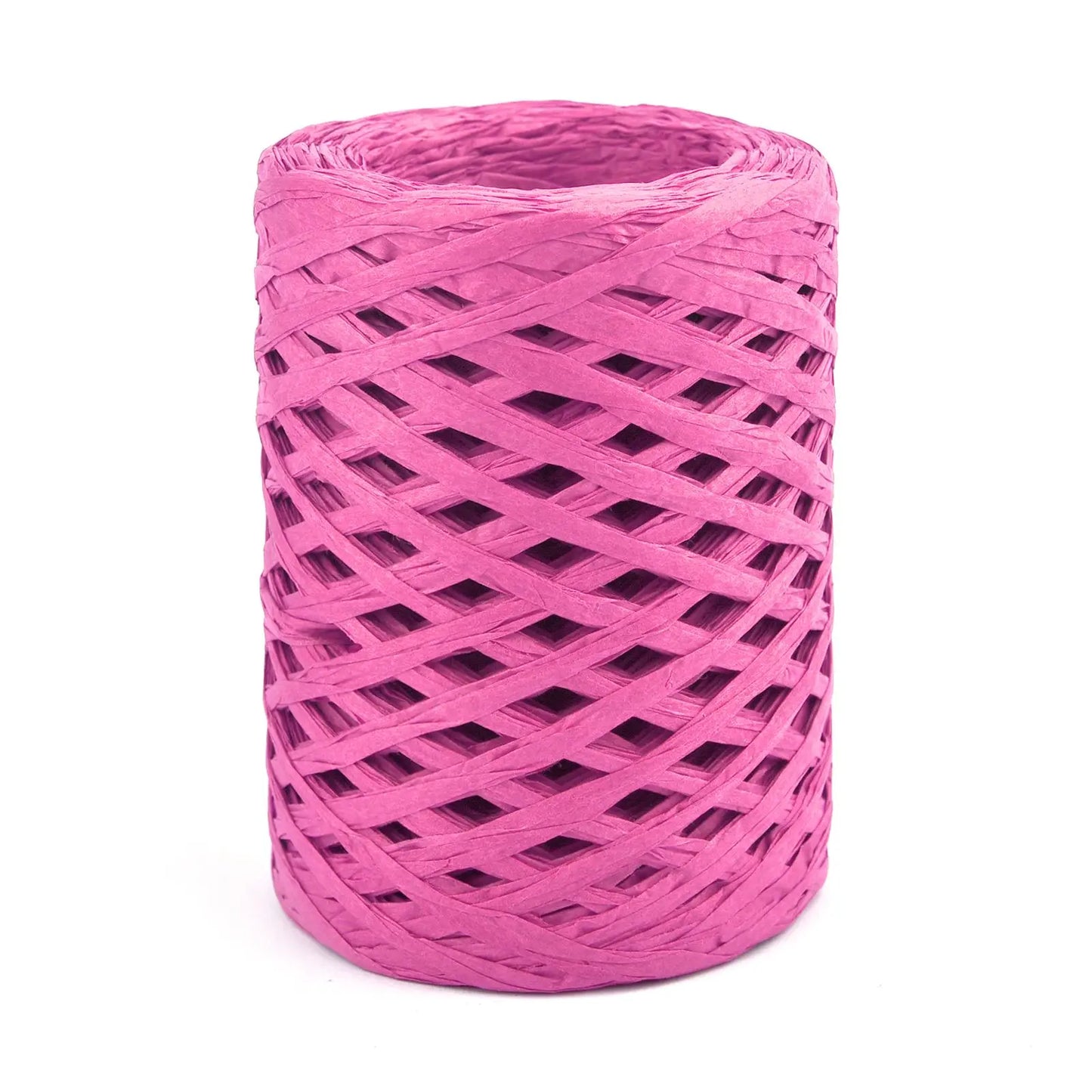100M Natural Raffia Straw Yarn Hand-Knitted Crocheting Grass Paper Rope For DIY Sunhat Beach Bag Cord Baking Gift Packaging Rope