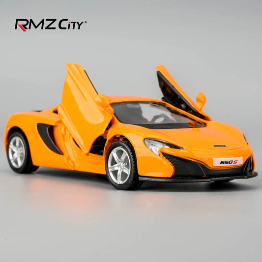 1:36  McLaren 650s Toy Car, Diecast Pull Back Model Car, Doors Open, Collection Kids Toy for Aged 3 and up, Gift Red