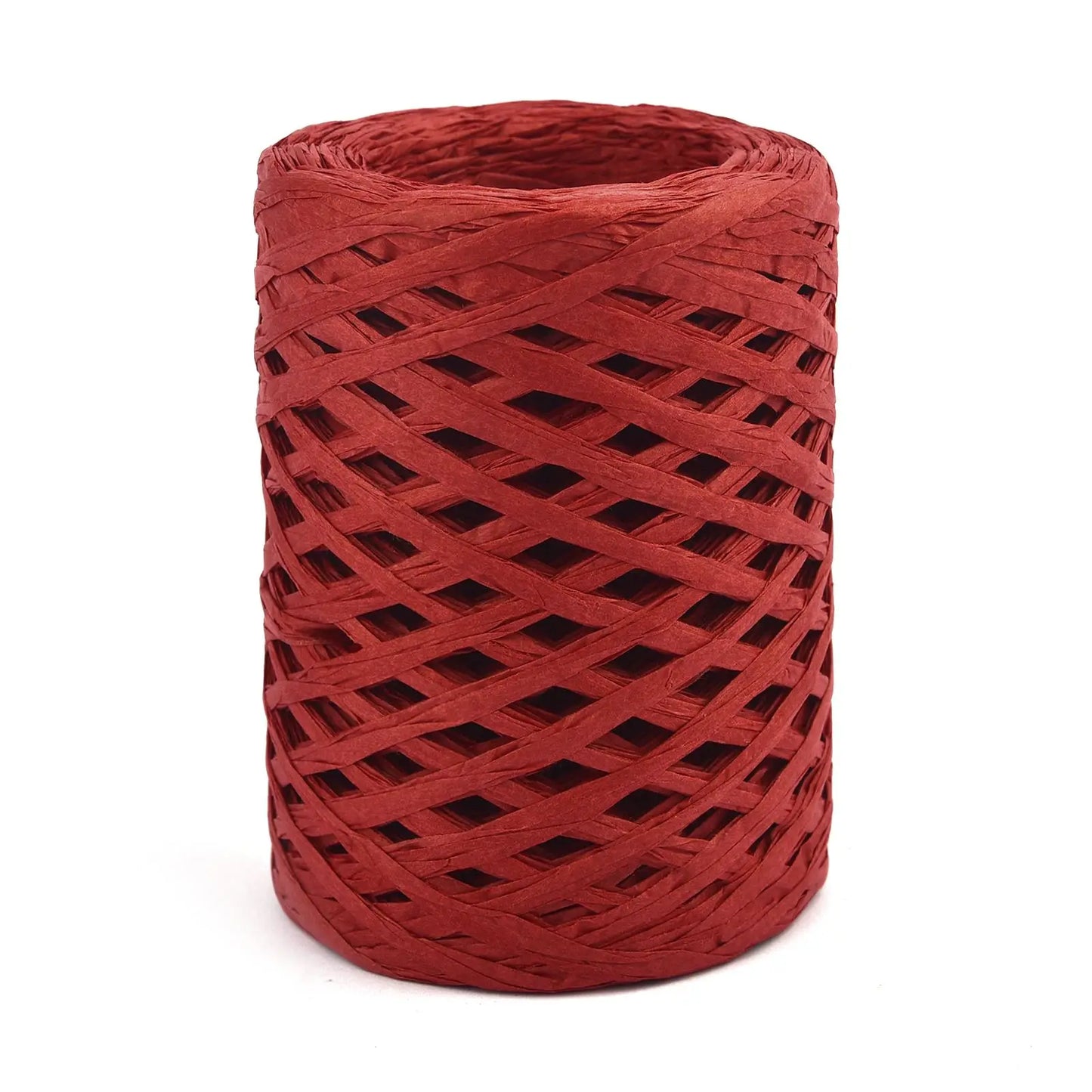 100M Natural Raffia Straw Yarn Hand-Knitted Crocheting Grass Paper Rope For DIY Sunhat Beach Bag Cord Baking Gift Packaging Rope